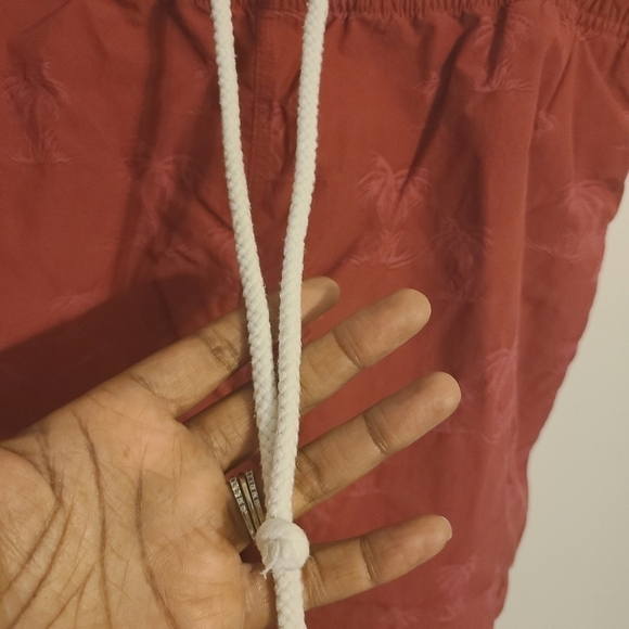 Tommy Bahama | Men's Paradise Nation Nylon Palm Print Swim Trunks (Size Large) - Picture 5 of 13